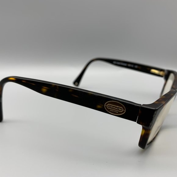 Coach HC6040 Brooklyn Dark Tortoise Full Rim Glasses - Picture 4 of 10